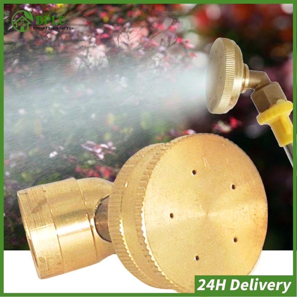【BPLC】Adjustable 5 Hole Brass Sprayer Nozzle For M14 Atomizing Spray Fitting Hose Fitting