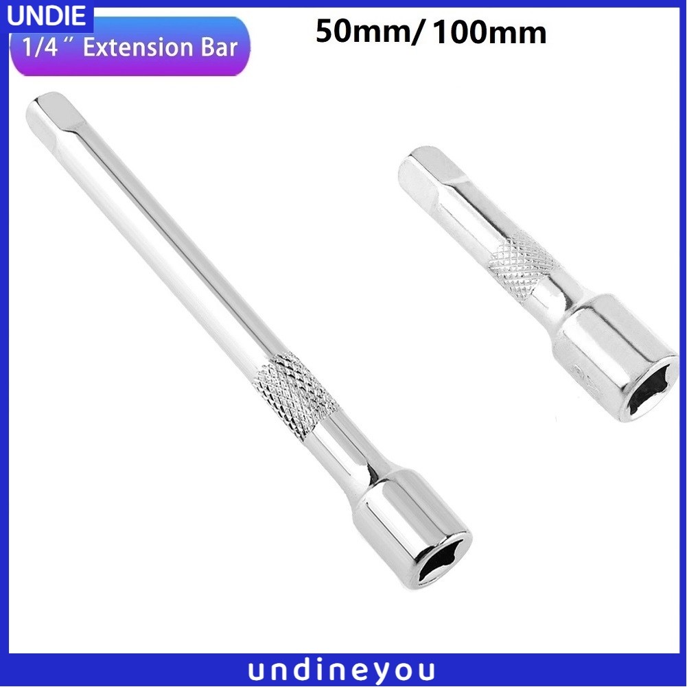 [COD] 1/4 Inch Extension Bar Sliding Rod Compatible Chrome Vanadium Steel Wrench