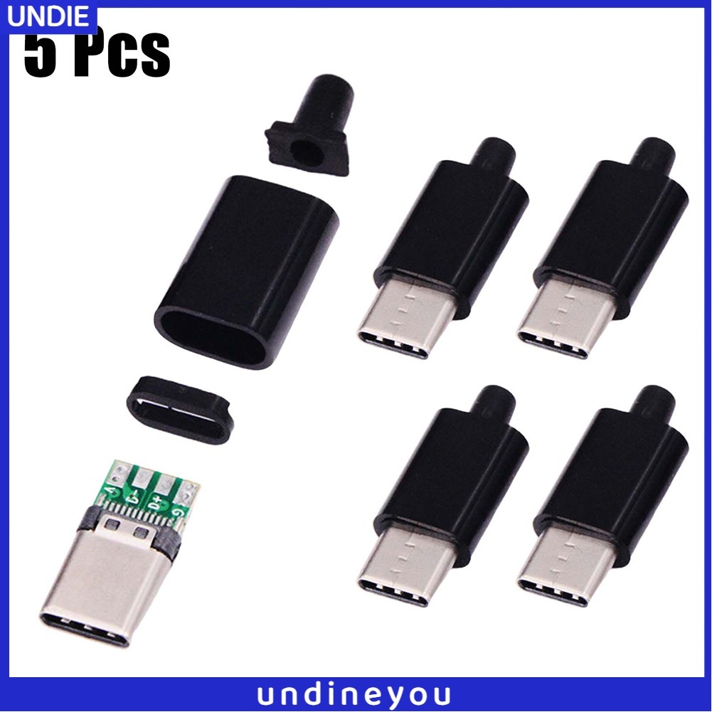 [COD] Interface Plug Both Ways Green Board USB 5PCS Durable For Type C Power + Data