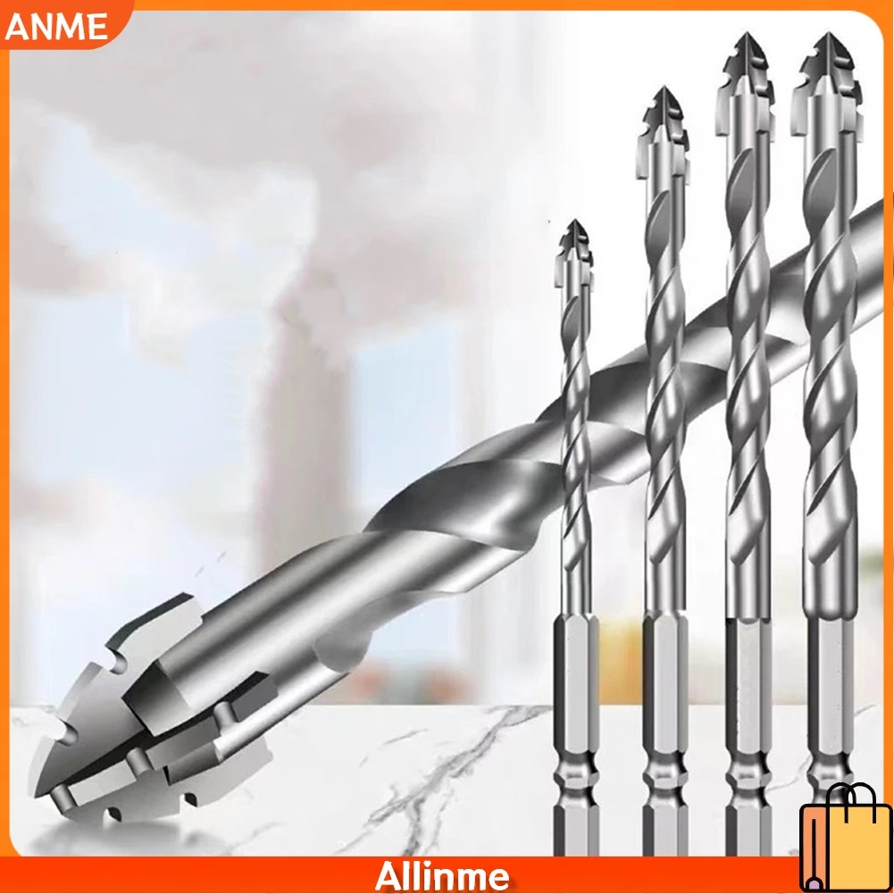 【ANME】Eccentric Drill Bit Cross-head Cutting Four-edged Design Precision Holes