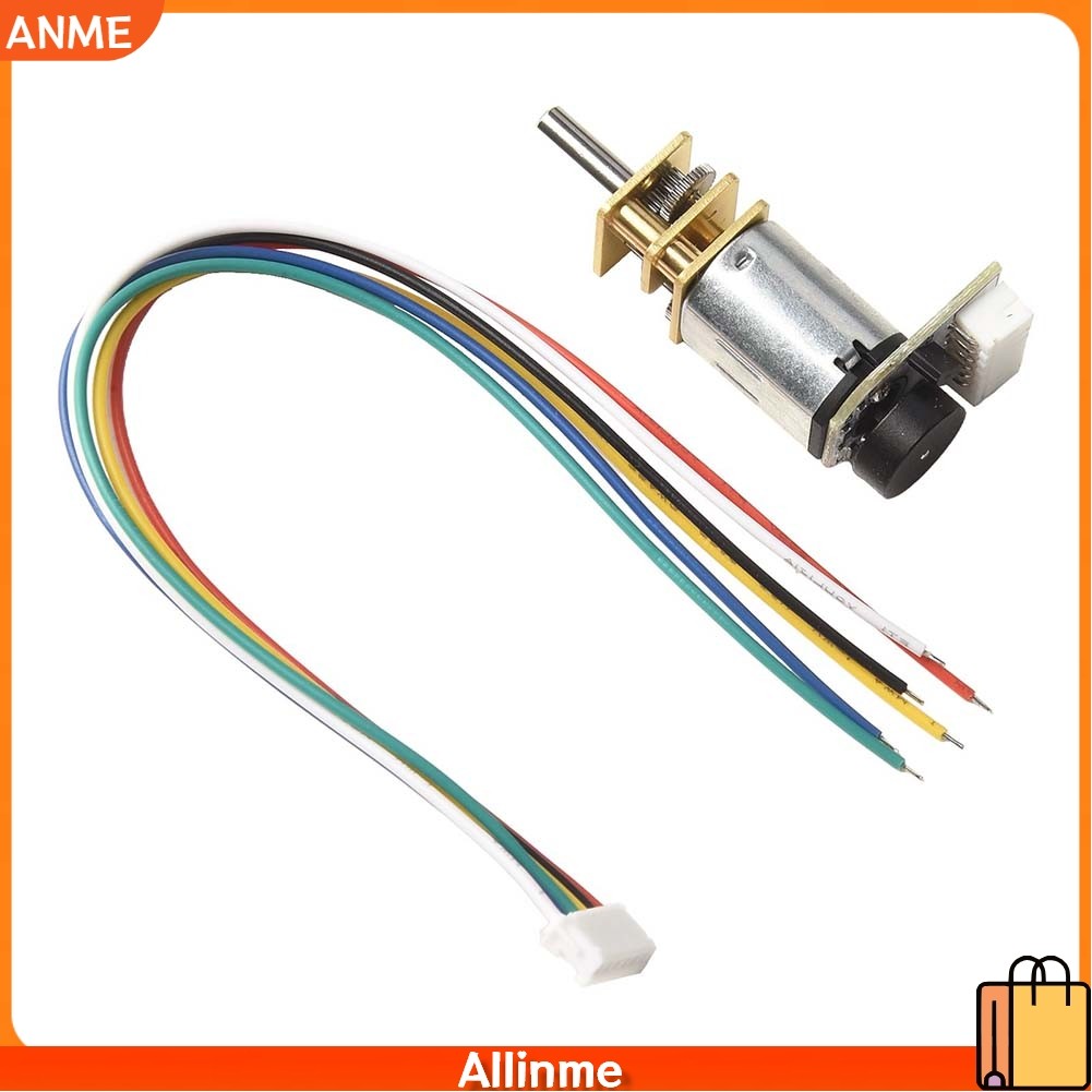 【ANME】DC Geared Motor Metal Construction Integrated Encoder Square Wave AB Output