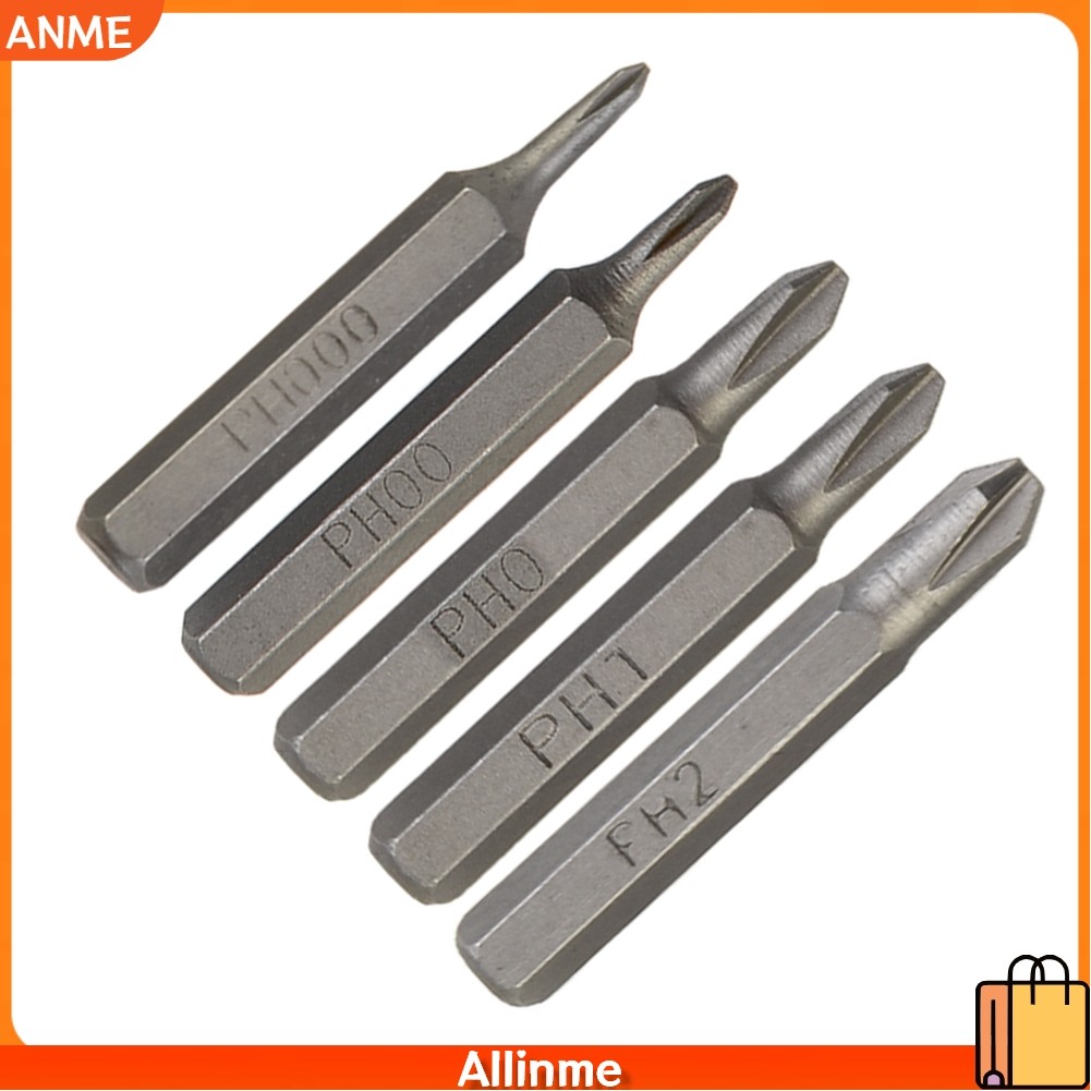 [ANME] Mũi tuốc nơ vít chéo H4 × 28mm PH0000 PH000 PH00 PH0 PH1 PH2 4mm Chuôi lục giác