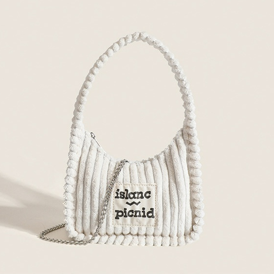 &lt; Muyi &gt; Niche Túi Xách Đeo Dưới Cánh Tay Bằng Vải Nhung Phong Cách Mới