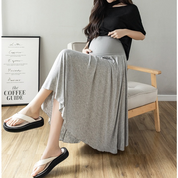 Chân Váy Lửng Eo Cao Thời Trang Cho Phụ Nữ Mang Thai