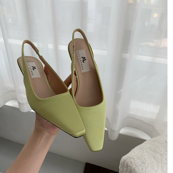 Giày Cao Gót Mũi Vuông Thiết Kế Mới Thời Trang Mùa Xuân 2023 Dành Cho Nữ