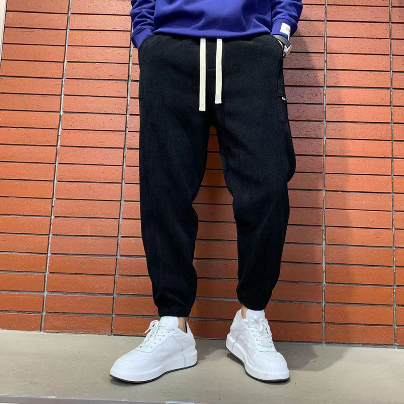 Quần Dài Thể Thao Màu Trơn Dây Rút Thời Trang Hàn Quốc Cho Nam