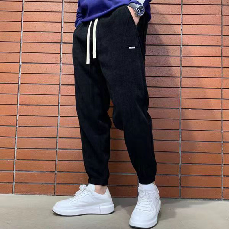 Quần Dài Thể Thao Màu Trơn Dây Rút Thời Trang Hàn Quốc Cho Nam