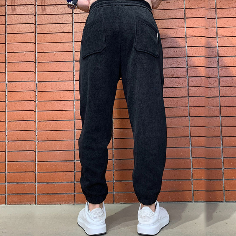 Quần Dài Thể Thao Màu Trơn Dây Rút Thời Trang Hàn Quốc Cho Nam