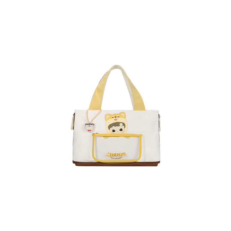 POP MART HACIPUPU The Growth Diary Series-Canvas bag Túi vải canvas POP MART HACIPUPU dòng nhật ký tăng trưởng