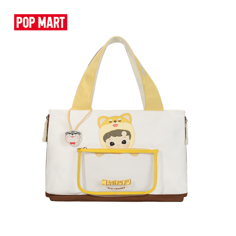 POP MART HACIPUPU The Growth Diary Series-Canvas bag Túi vải canvas POP MART HACIPUPU dòng nhật ký tăng trưởng