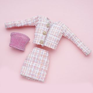 Áo Khoác Và Váy Cho Búp Bê 30CM Mới
