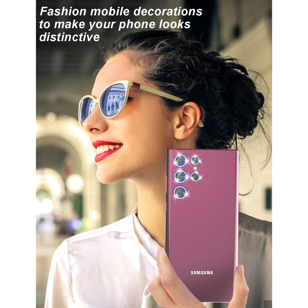 Nắp Bảo Vệ Ống Kính Máy Ảnh Bằng Kim Loại Cho Samsung galaxy S23 Ultra galaxy S23ultra