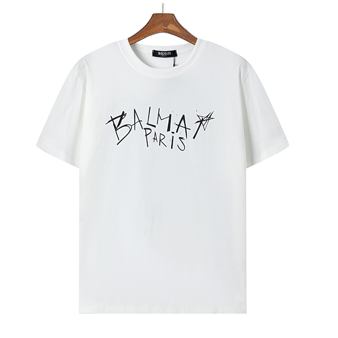 Áo Thun Tay Ngắn Cổ Tròn Chất Liệu cotton In Họa Tiết Balmai Thời Trang Cho Nam Và Nữ