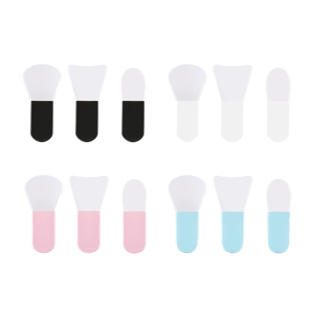 Cọ silicone đắp mặt nạ, Thìa cọ rửa mặt, Dụng cụ bôi mặt nạ môi trang điểm