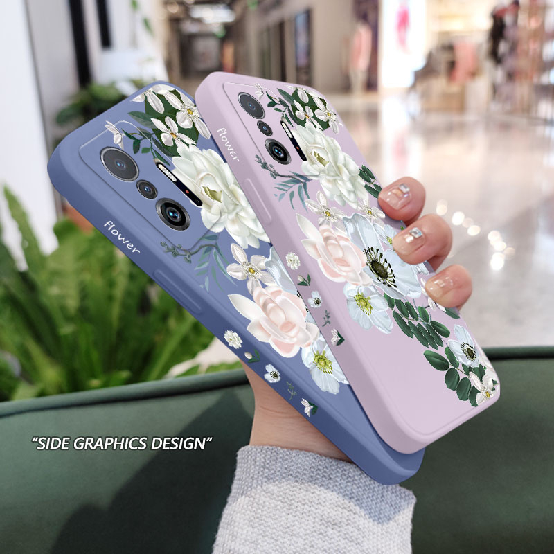 Ốp Điện Thoại Hình Hoa Lily Lãng Mạn Cho xiaomi mi 13t 12t 11t 10t pro lite mi 9t pro