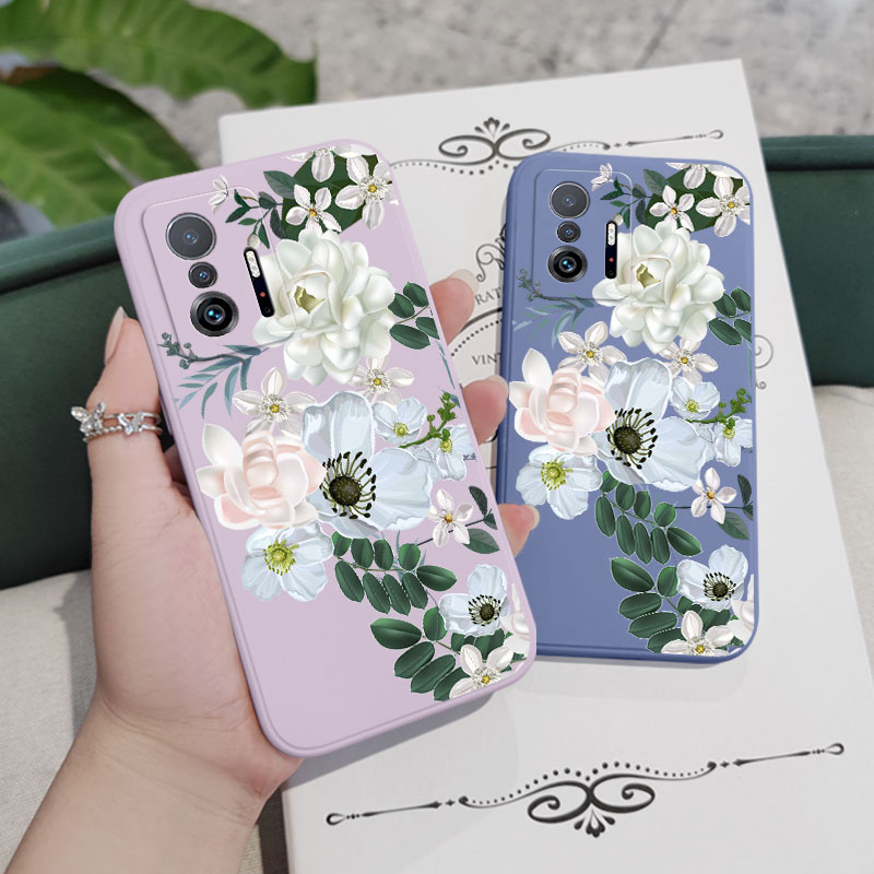 Ốp Điện Thoại Hình Hoa Lily Lãng Mạn Cho xiaomi mi 13t 12t 11t 10t pro lite mi 9t pro