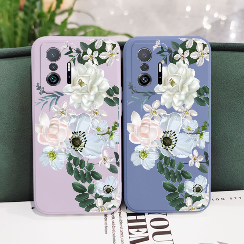 Ốp Điện Thoại Hình Hoa Lily Lãng Mạn Cho xiaomi mi 13t 12t 11t 10t pro lite mi 9t pro