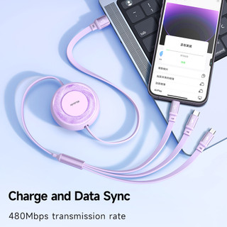 Dây Cáp Sạc Mcdodo 3 Trong 1 USB Sang Type C iP Micro USB 3.5A CA-357