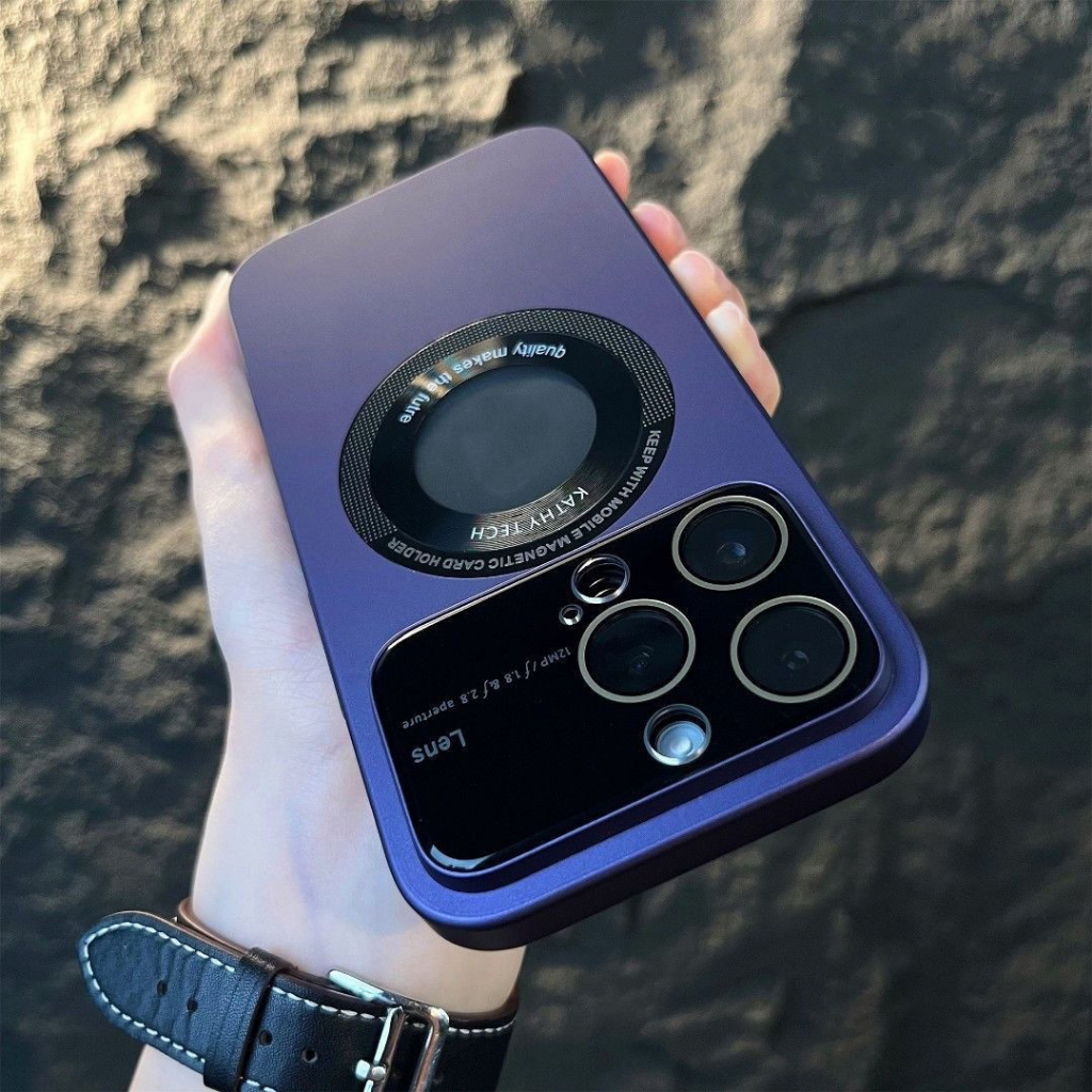 Luxury PC 15 Ultra Lenses Magnetic Ốp Điện Thoại iPhone 12 Pro Max 13 Pro 14Pro 14 Pro Max Plus