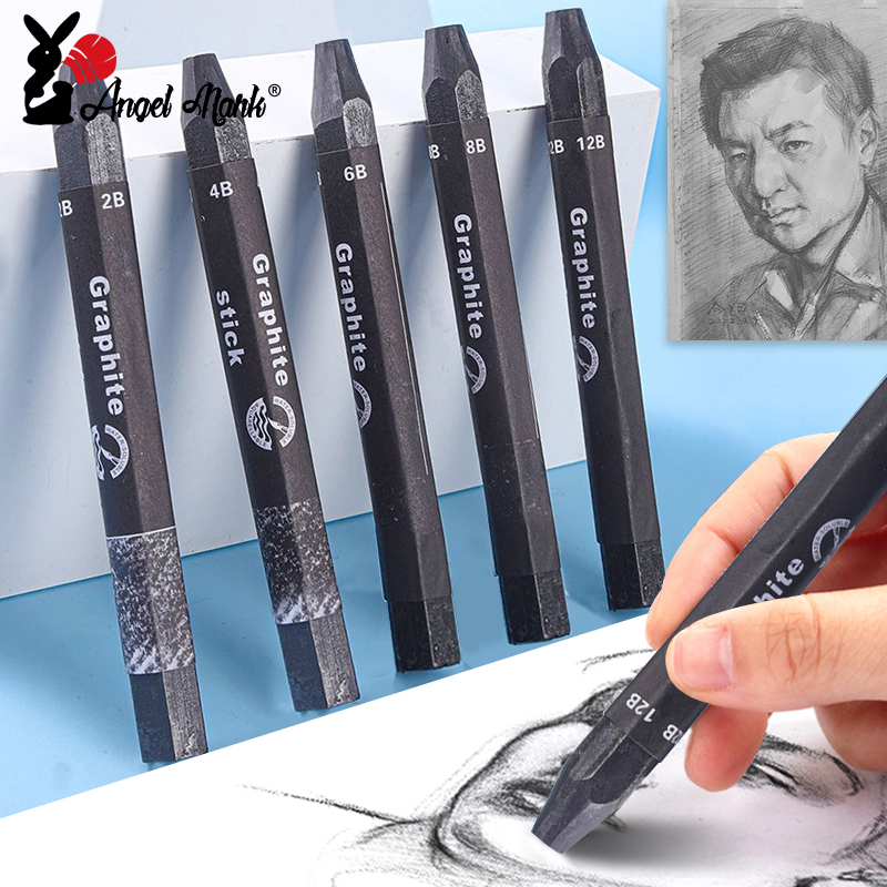 1 Cây Bút Chì Vẽ Phác Thảo Hòa Tan Trong Nước 2B 4B 6B 8B 12B