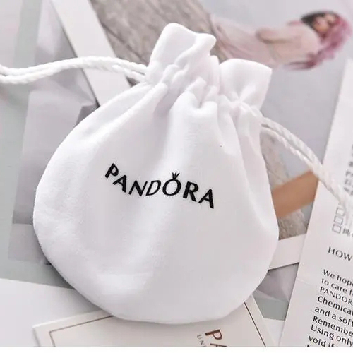 Vòng Tay Pandora Charm Hoa Mạ Bạc 925 Kèm Túi Nhung
