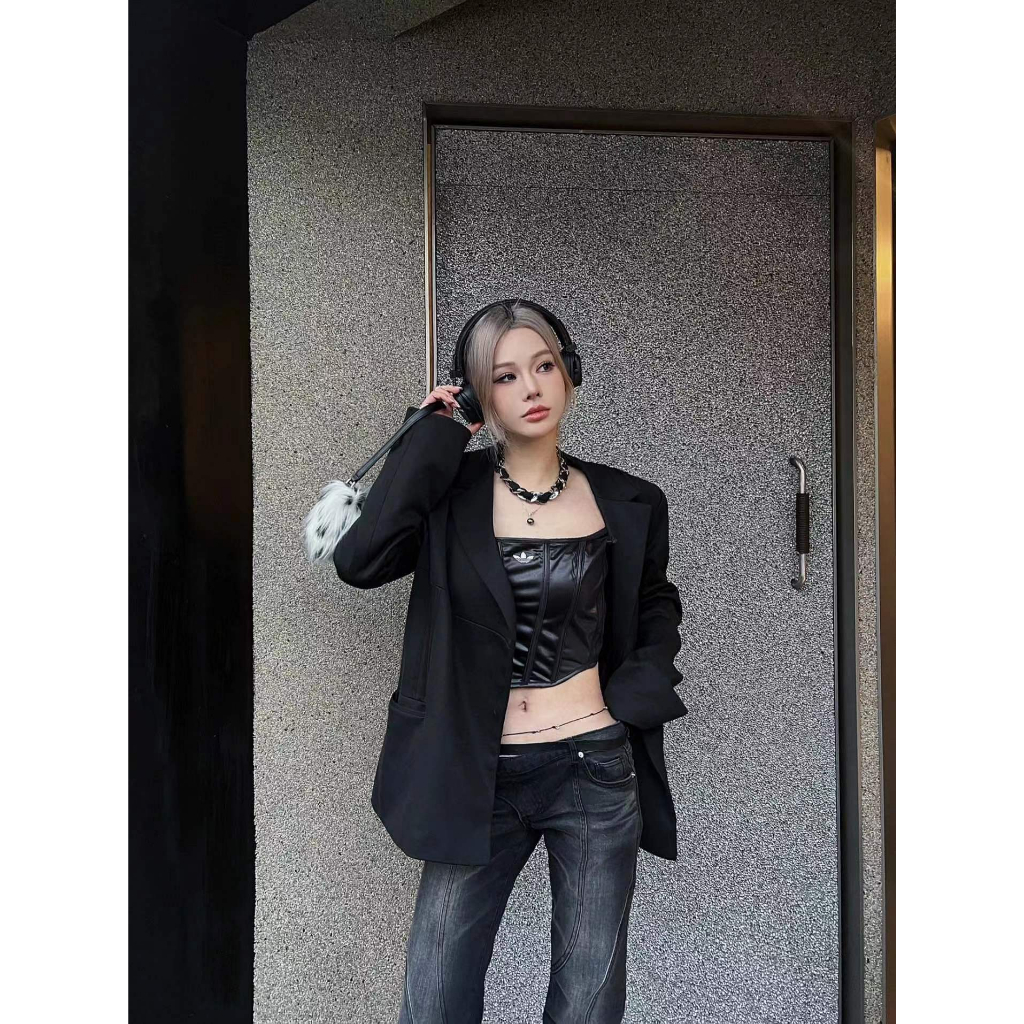 Áo Vest Da Xương Cá Adidas