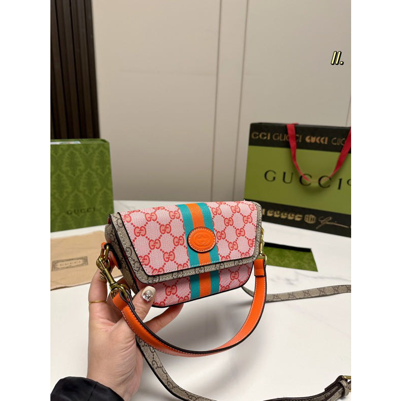 Hàng Có Sẵn Giao Hàng Túi Đeo Chéo Vai Gucci Mới (Kèm Hộp)