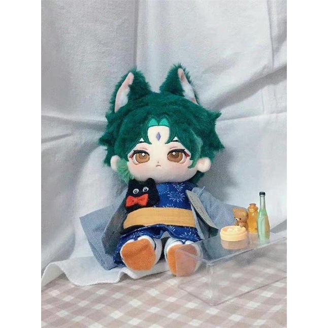Còn Hàng! 20cm Genshin Impact Xiao Plush Doll Venti Arataki Itto Change Clothes Stuffed Doll Soft Plushie Toy Birthday Xmas Gift For Kids