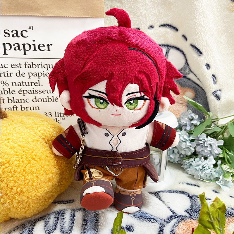 Búp Bê Nhồi Bông 20cm Genshin Va Chạm Shikanoin Heizou plushie Anime
