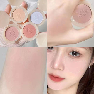 Kakashow Phấn Má Hồng Đơn Sắc Nhẹ Nhàng Màu Hồng Đào Cam Nude Hồng Tự Nhiên Màu Lì Xanh Dương