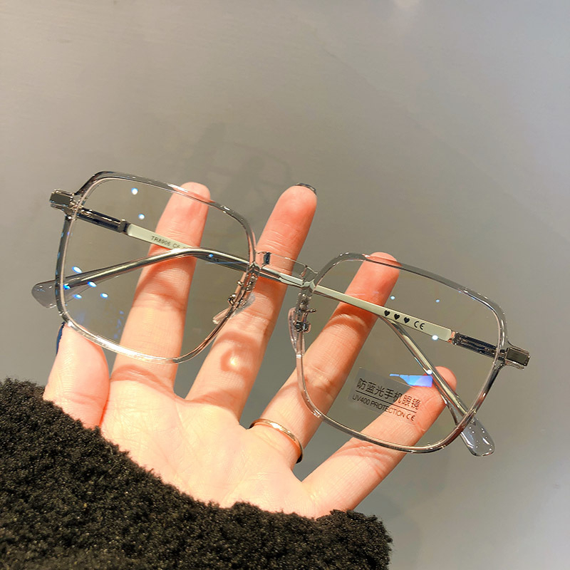 Mắt Kính Gọng Siêu Nhẹ Chống Ánh Sáng Xanh Thời Trang Hàn Quốc Cho Nam Nữ