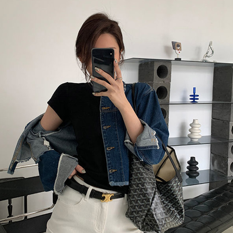 You You  Áo Thun Cotton Tay Ngắn Cổ Tròn Màu Trắng Thiết Kế Mới Thời Trang Mùa Hè Dành Cho Nữ