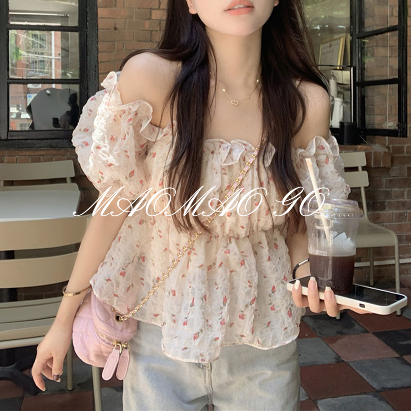 Maomao GO Phong Cách Mới Của Quần Áo Nữ Nhẹ Nhàng Và Mặc Áo Sơ Mi Nhỏ Với Cảm Giác Thiết Kế Như niche Và Thời Trang. Áo Thun Một Mảnh Kiểu Dáng Đơn Giản Hợp Thời Trang Cho Nữ