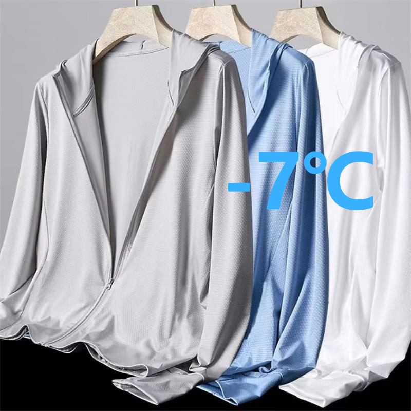 Áo Chống Nắng Và Tia UV Thiết Kế Mỏng Thoáng Khí Thời Trang Mùa Hè Cho Nam Giới