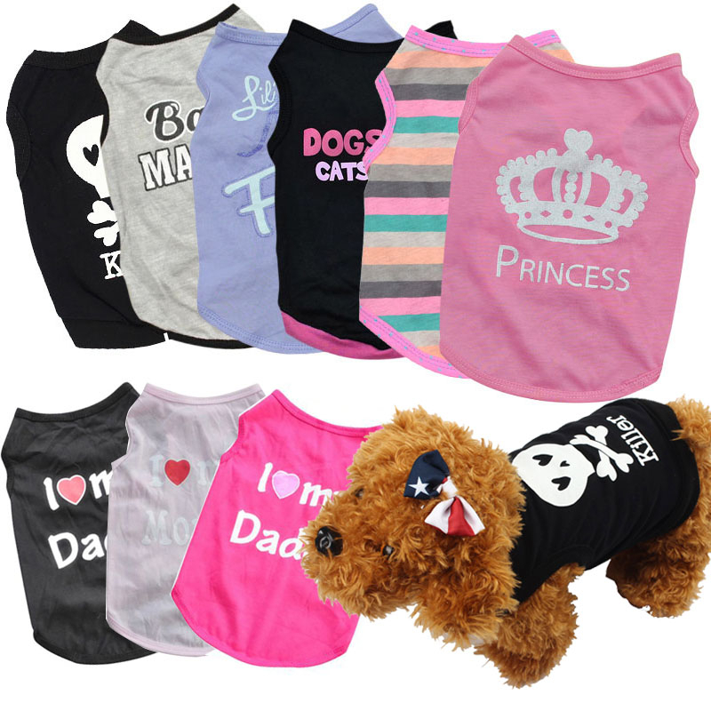 Áo Thun Cotton Cho Thú Cưng