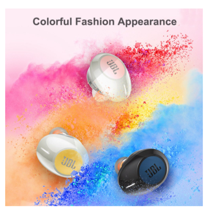 Tai Nghe Bluetooth Không Dây JBL T120 TWS Kèm Mic Và Hộp Sạc