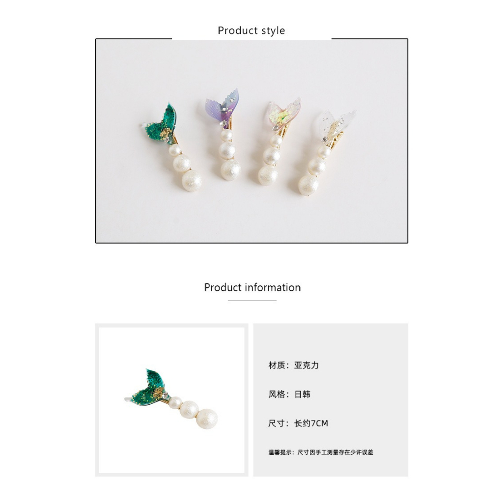 Kẹp Tóc Ngọc Trai Thời Trang Dành Cho Nữ AB383