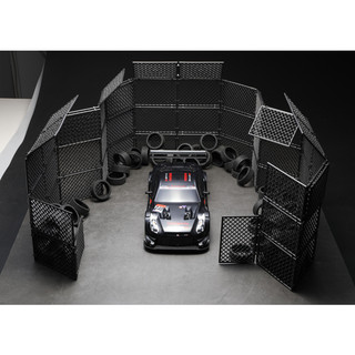Bộ đồ chơi lắp ráp đường phố diorama điều khiển từ xa