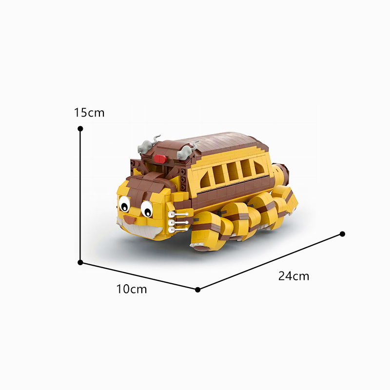 Bộ 777 Khối Đồ Chơi Lắp Ráp Mô Hình Totoro CatBus Cho Bé Trai Và Bé Gái MOC