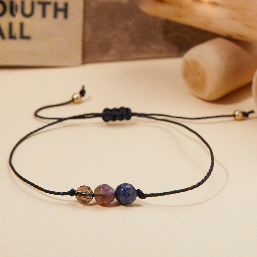 Vòng Tay Chuỗi Hạt 12 Cung Hoàng Đạo Handmade Có Thể Điều Chỉnh Kích Cỡ