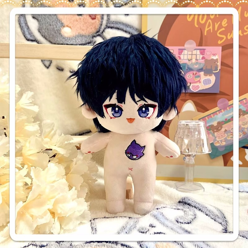 Gấu bông genshin impact Scaramouche Búp Bê Nhồi Bông Vải Cotton 20cm Hình Nhân Vật Anime Scaramouche Dễ Thương