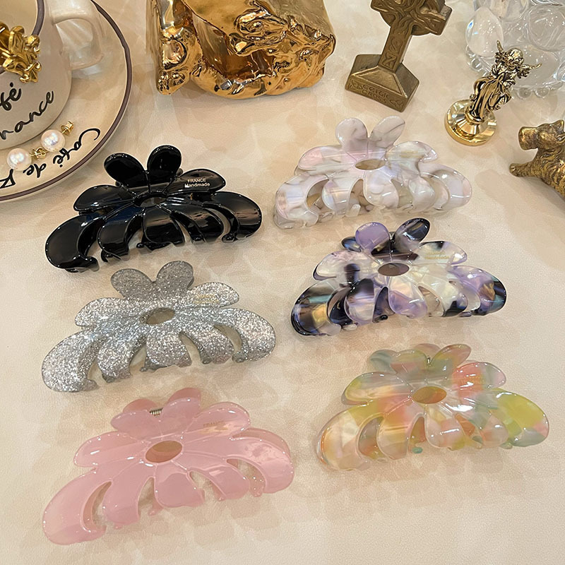 Kẹp Tóc Hoa Lớn Phong Cách Âu Mỹ Cho Nữ