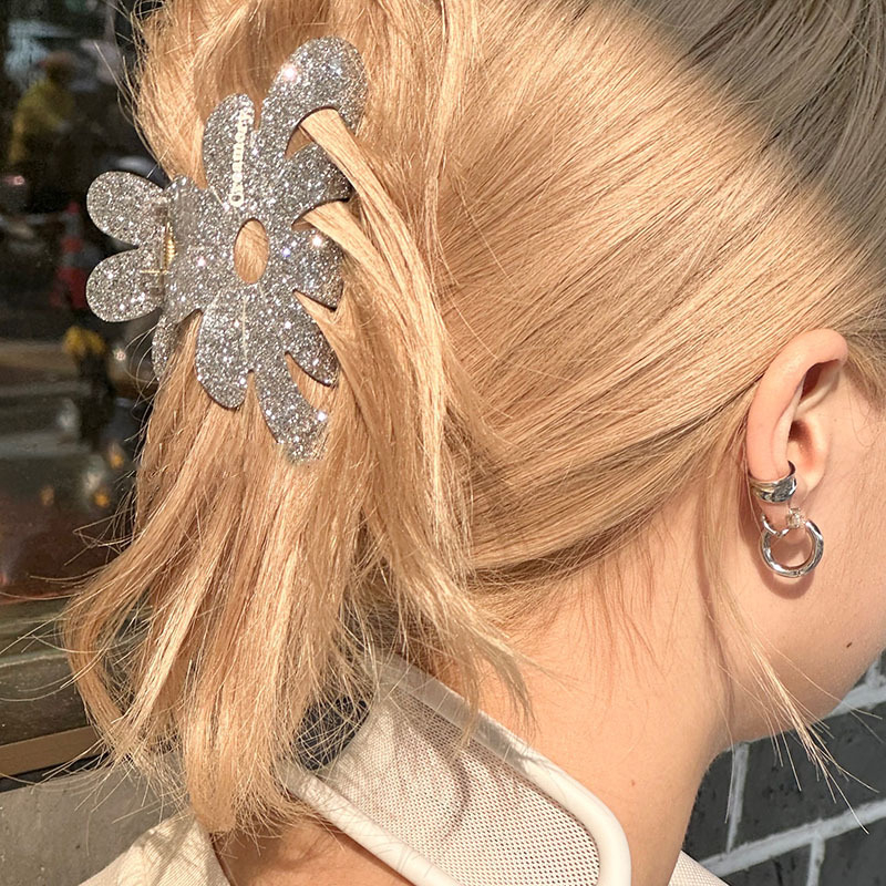 Kẹp Tóc Hoa Lớn Phong Cách Âu Mỹ Cho Nữ