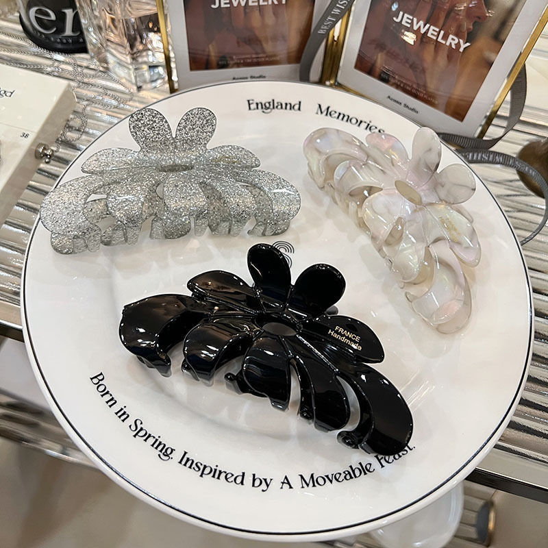 Kẹp Tóc Hoa Lớn Phong Cách Âu Mỹ Cho Nữ