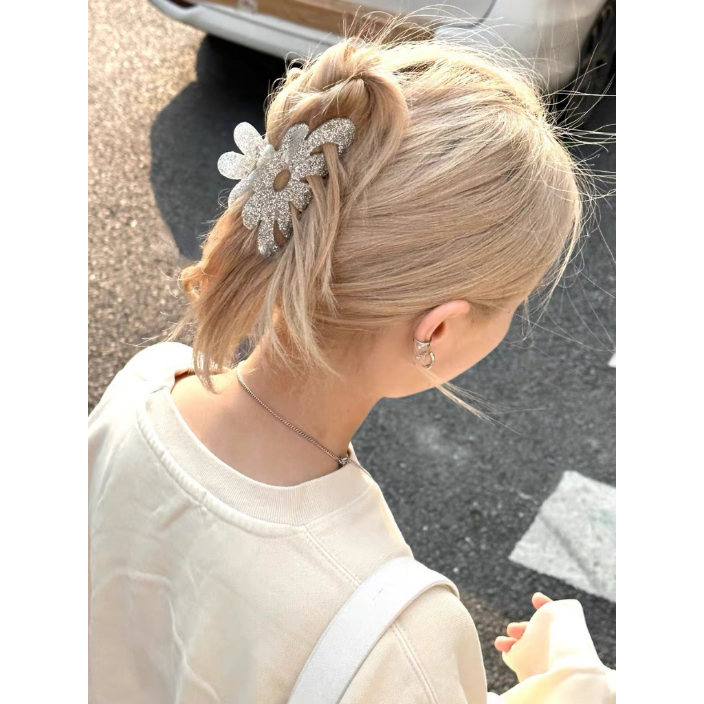 Kẹp Tóc Hoa Lớn Phong Cách Âu Mỹ Cho Nữ