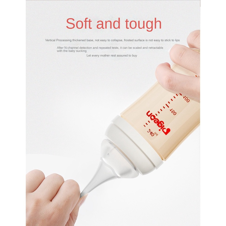 Bình Sữa Pigeon Chịu Nhiệt Cao 80 / 160 / 240 / 330ml