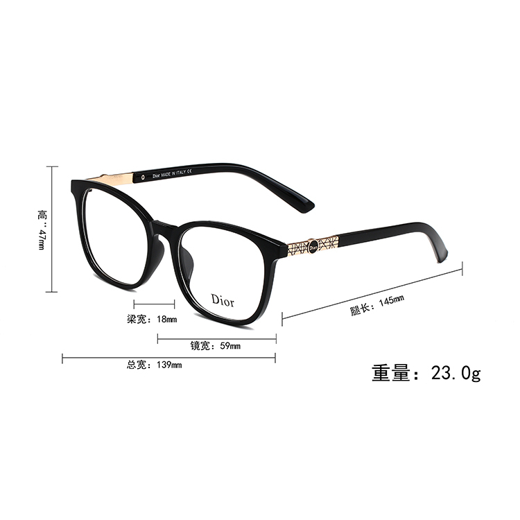 Kính Mát Gọng Kim Loại Phong Cách Dior Sang Trọng Thời Trang Unisex 2023