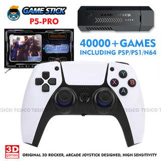 Máy chơi game 2023 new p5 pro 40000 trò chơi không dây s905 cho psp ps1 super nintendo mame gba n64 và phụ kiện
