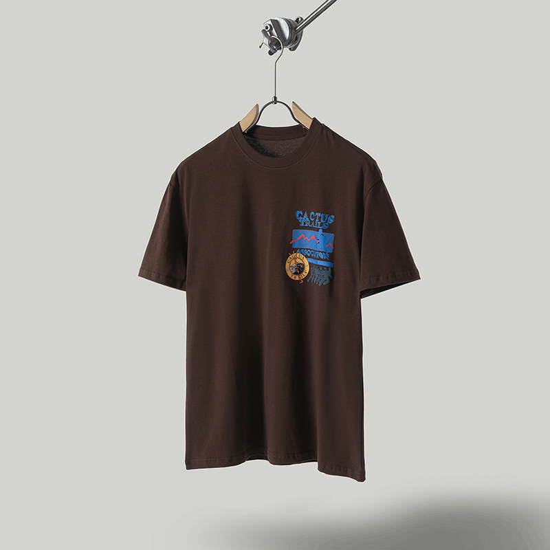 Áo Thun Ngắn Tay plus size In Hình Xương Rồng Travis Scott Jack Trails Assn