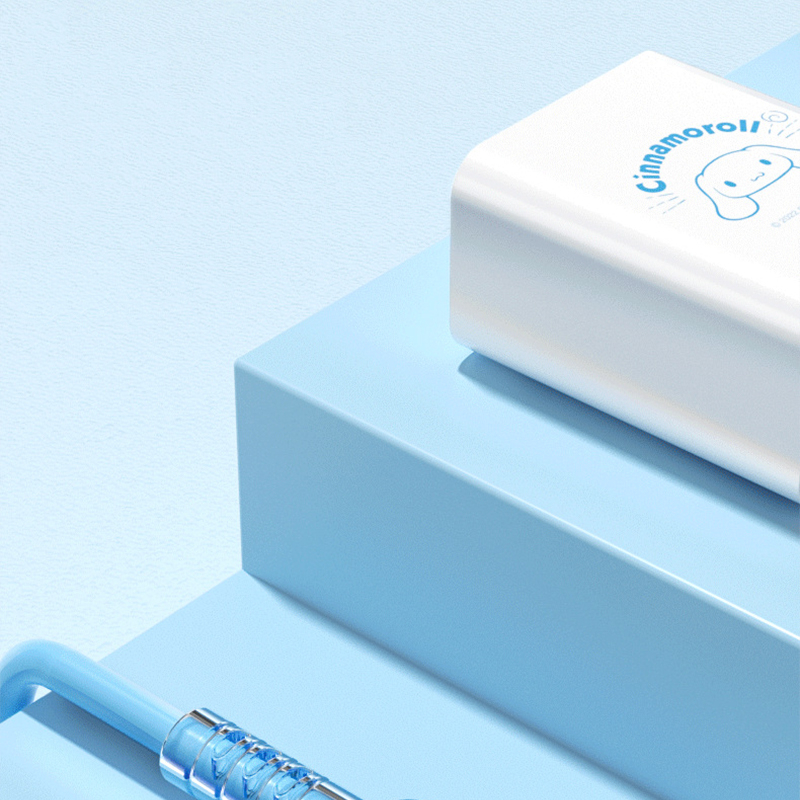 Dây Cáp Sạc Nhanh 2A Sanrio Kuromi Cinnamoroll My Melody Hello Kitty Type-c Dài 1m Màu Hồng Dễ Thương